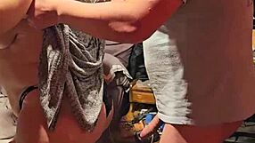 enjoying a back view of ass and pussy eating