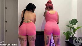 Gg latina slut with huge jumping tits and ass shaking