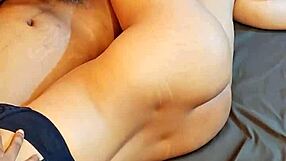 Beautiful stepsister cheats with stepbrother, riding him cowgirl style in bedroom. Her curvy body drives wild passion.