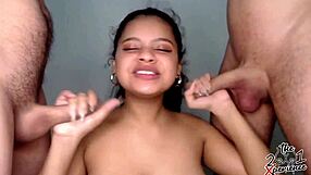 Latina's wild transmission spirals into doggystyle banging with big ass on display