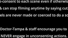 Misty Addams Yearly Physical with Close-Up Anal Finger in Latex Gloves