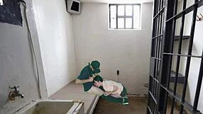 Real police banging prisoner in leaked video scandal