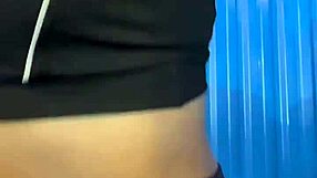 the hot girl gets her pussy licked in the crowded bathroom