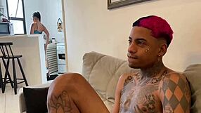 amanda souza invited me home fulfilling a young guy's dream and she released everything complete on red