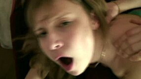 Innocent step daughter cums first time bent over