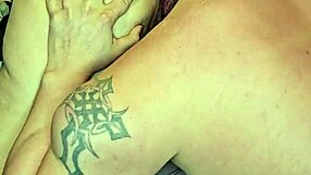 enjoying a back view of ass and pussy eating