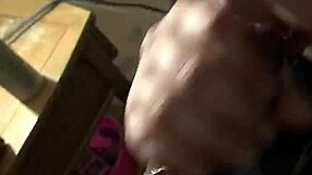 European woman deep throats big black cock with gagging and choking