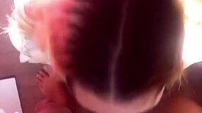 I give my friend a blowjob and he cums all over.