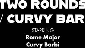 white ass jiggles as rome major rides curvy blonde barbi hard