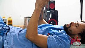 Young Brunette Schoolgirl Sucks Huge Cock During Masseur Quickie Session