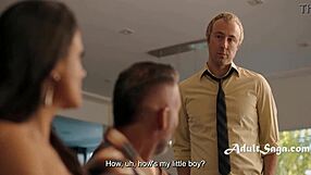 Cuck příbuzní: Charles Dera, Kenna James, Penny Barber v tabu trojce