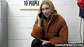 We're getting screwed by this creepy security officer for shoplifting