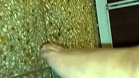 transexual sucks dick fucks ass in kitchen close view