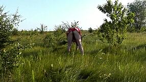 Sweet brunette teen feels wild passion on beach without panties. Bent over in doggystyle.