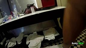 goddess sexydeas in a steamy shower session after wild pov banging