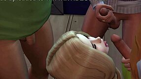 Sims 4 Hot Teen Sucks Cocks At The Local Bar.