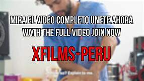 Young Brunette Schoolgirl Sucks Huge Cock During Masseur Quickie Session