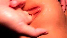 I practice picking a woman's pussy with toys close up