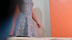 wow, colombian hermanastra changing clothes caught on cam!