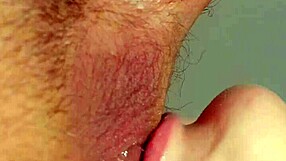 Watch me lick his balls until he cums in my mouth, close-up!