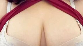 Curvy Slut Performs Striptease for Online Fans