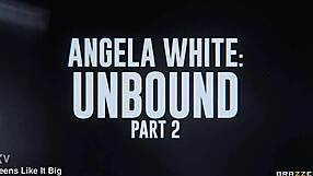 angela white unbound part 2 features blowjob fucking threesome kissing gagging