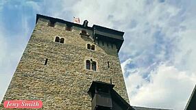 Watch Jeny Smith Strip Naked Outdoors, Ripping Clothes and Showing Body Art!