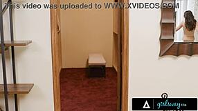 Petite redhead Madi Collins and mistress Lulu Chu enjoy a fun session with wife Whitney Wright