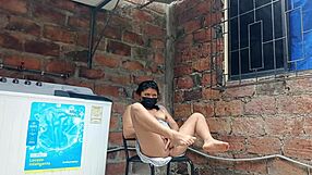 My Slutty Neighbor In The Yard Showing Her Pussy - Under Her Dress