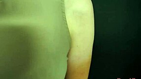 Tattooed blonde milf keyton bends over to lick balls and suck cock for facial!