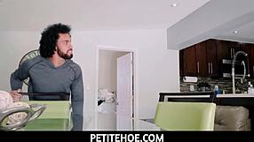 James angel demands blowjob from sexy maid honey hayes!