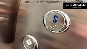 she gets stuck in the elevator during blackout and has sex with her married neighbor