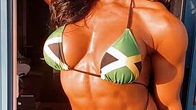 Erotic Hot Female Muscle Babe Fbb 27