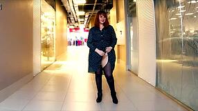 What If I Flash My Big Natural Boobs In The Mall?