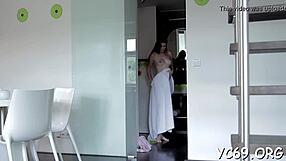 Elegant playgirl gets drilled hard in tight pussy.