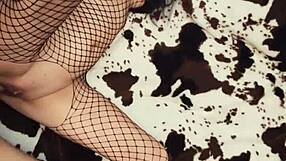 Russian mature couple explores homemade anal sex in stockings and lingerie