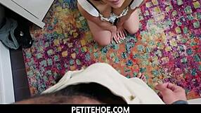 James angel demands blowjob from sexy maid honey hayes!