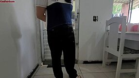 Neighbor’s Stepdaughter Begs for Eggs and Gets Rough Action