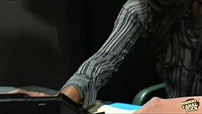 her agent calls but she's getting assfucked in heels