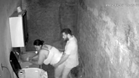 The hidden camera captures the stepmother intensely fucking her stepson in secret