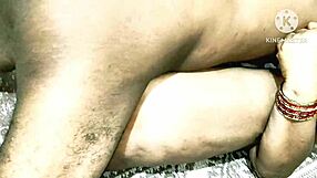 The desi mom's sexy friend gets fucked hard, with handjob and assfucking in hindi audio.