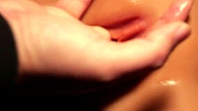 I practice picking a woman's pussy with toys close up