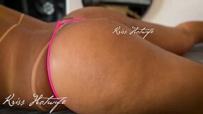 Wife Wears Bikini Stuffed In Pussy For Topless Massage Teasing Therapist