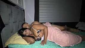 Stepfather slips into bed, fills stepdaughter with unexpected cum