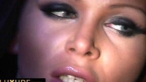 Busty Evan Rochelle receives deep anal sodomy with cumshot in heels and corset.