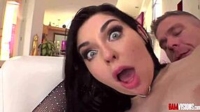 Double penetration thrill for sultry brunette pornstar Keira Croft. Her intense session awaits.