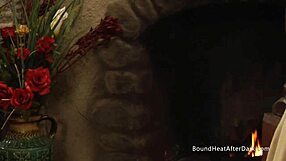 Hey, that curvy blonde lesbian mistress is moaning loudly as she gets punished and bound, licking her submissive slave's pussy with domination vibes.