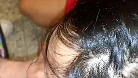 transexual sucks dick fucks ass in kitchen close view