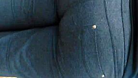 big booty milf hidden at food store candid