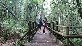 we have fun in the garden and almost get caught